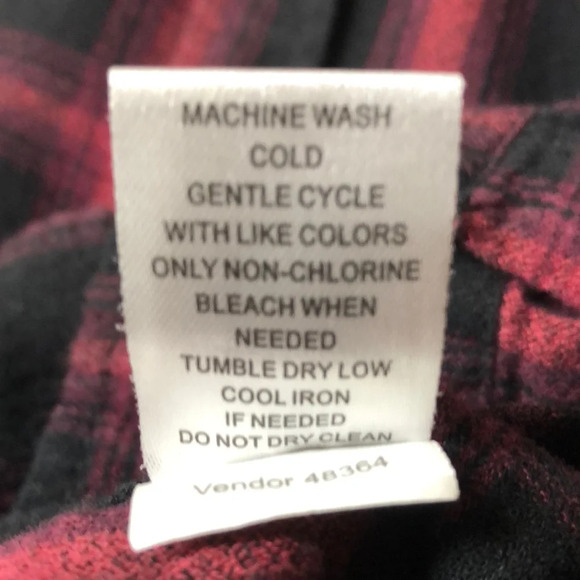 On The Byas Plaid Flannel Long Sleeve Shirt - Picture 7 of 7